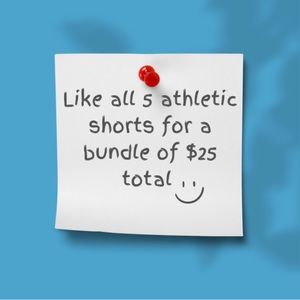 Nike and Under Armor Athletic Shorts small/mediums